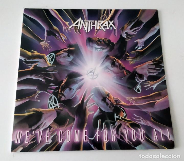 Discos de vinilo: LP ANTHRAX - WE&acute;VE COME FOR YOU ALL - Foto 1