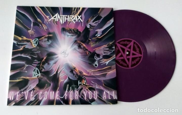 Discos de vinilo: LP ANTHRAX - WE&acute;VE COME FOR YOU ALL - Foto 3