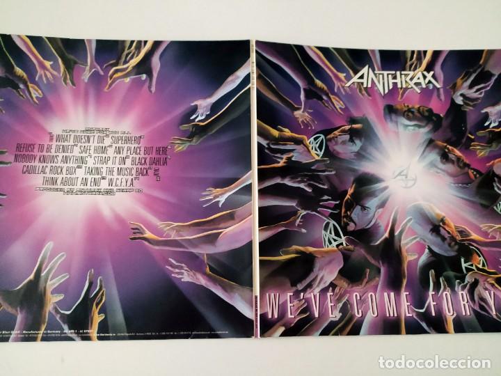 Discos de vinilo: LP ANTHRAX - WE&acute;VE COME FOR YOU ALL - Foto 5