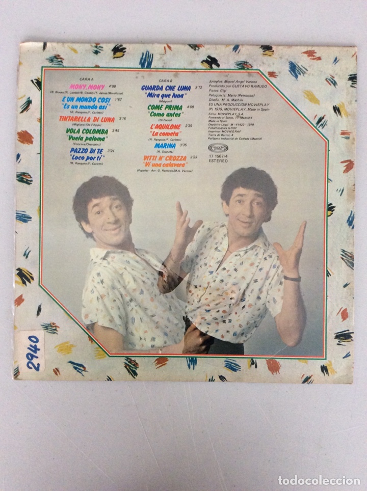 Discos de vinilo: Al Rangone. Mony, mony - Foto 2