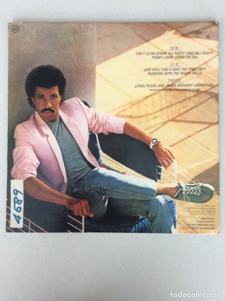Discos de vinilo: Lionel Richie. Can&rsquo;t slow down - Foto 2
