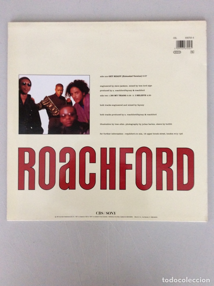 Discos de vinilo: Get Ready! Roachford (Extended version) - Foto 2