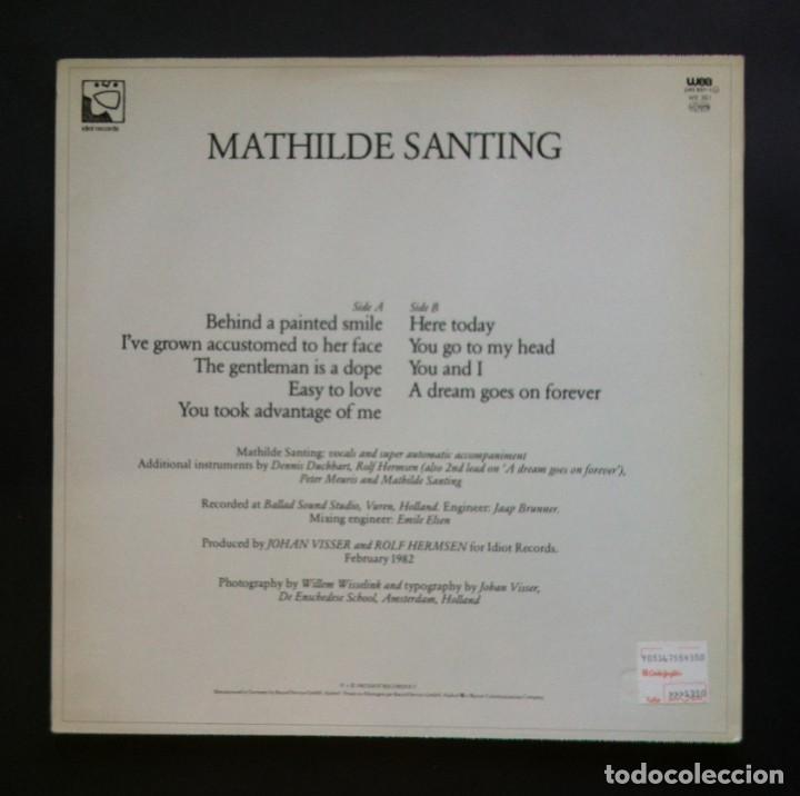 Discos de vinilo: MATHILDE SANTING LP ALEMAN - IDIOT - Foto 2