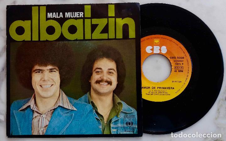 Discos de vinilo: ALBAIZIN. MALA MUJER. SINGLE ESPA&Ntilde;A 1977 - Foto 1