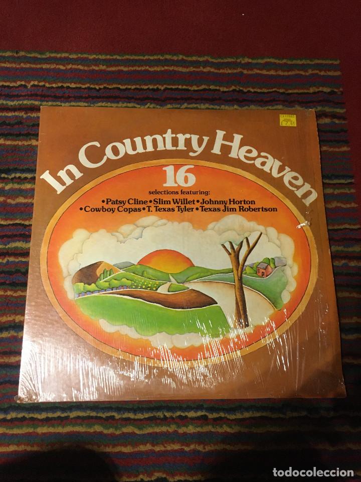 Discos de vinilo: IN COUNTRY HEAVEN 16 SELECTIONS - Foto 1