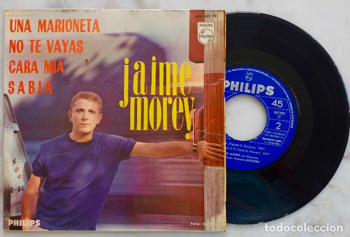 Disques de vinyle: JAIME MORY. UNA MARIONETA + 3. EP ORIGINAL ESPA&Ntilde;A 1965 EN MONO