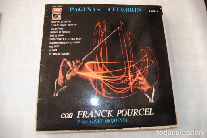 Discos de vinilo: frank pourcel. paginas celebres. lp emi - Foto 1