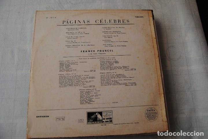 Discos de vinilo: frank pourcel. paginas celebres. lp emi - Foto 2