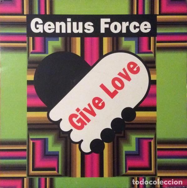 Discos de vinilo: Genius Force &ndash; Give Love-SPAIN-1994-MAXI SINGLE - Foto 1