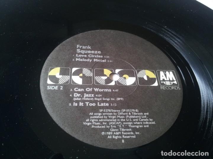 Discos de vinilo: Squeeze - Frank - Lp original AM records 1989 - Foto 4