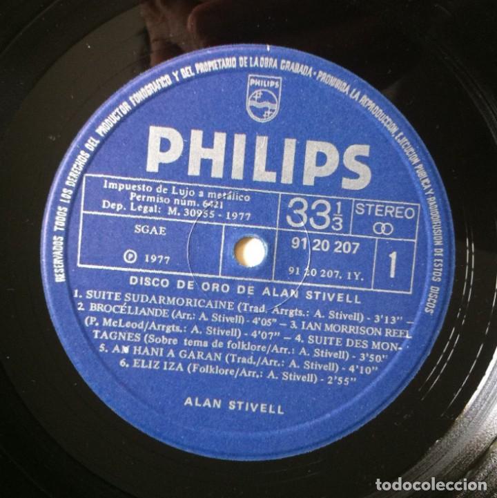 Discos de vinilo: ALAN STIVELL - Disco De Oro - LP ESPA&Ntilde;OL 1977 - PHILIPS - Foto 3