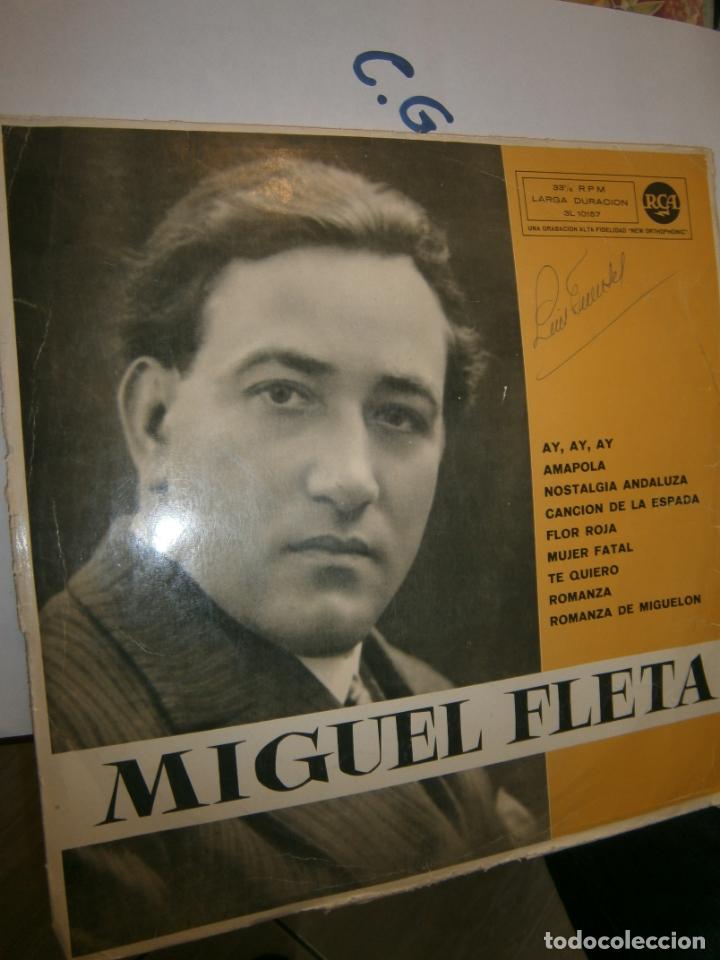 Discos de vinilo: ANTIGUO LP - MIGUEL FLETA - D1 - Foto 1