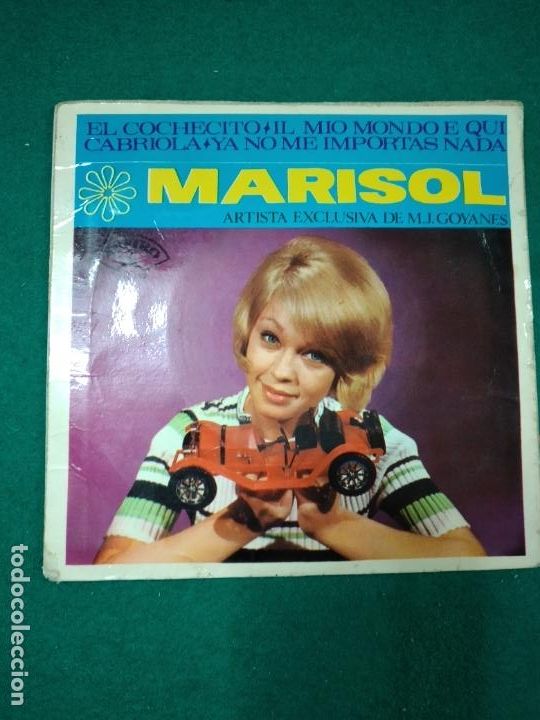 Discos de vinilo: MARISOL. EL COCHECITO + 3. EP ZAFIRO 1965. - Foto 1