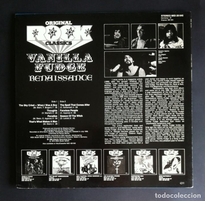 Discos de vinilo: VANILLA FUDGE- Renaissance - LP - MIDI - Foto 2