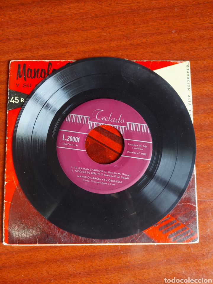 Discos de vinilo: Manolo Garc&iacute;a y su orquesta - Foto 3