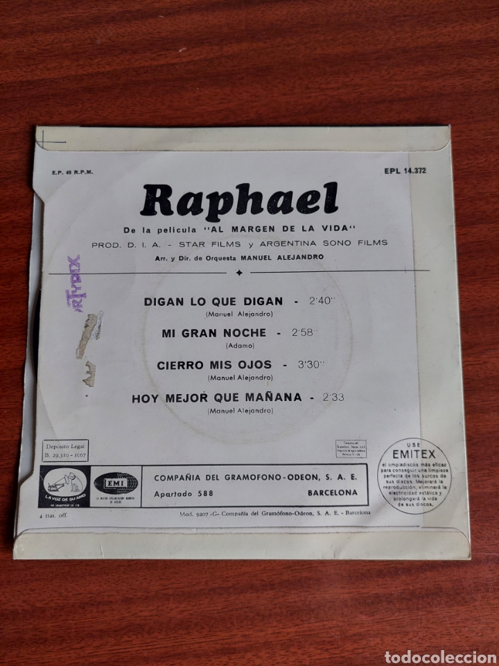 Discos de vinilo: Raphael Digan lo que digan - Foto 3