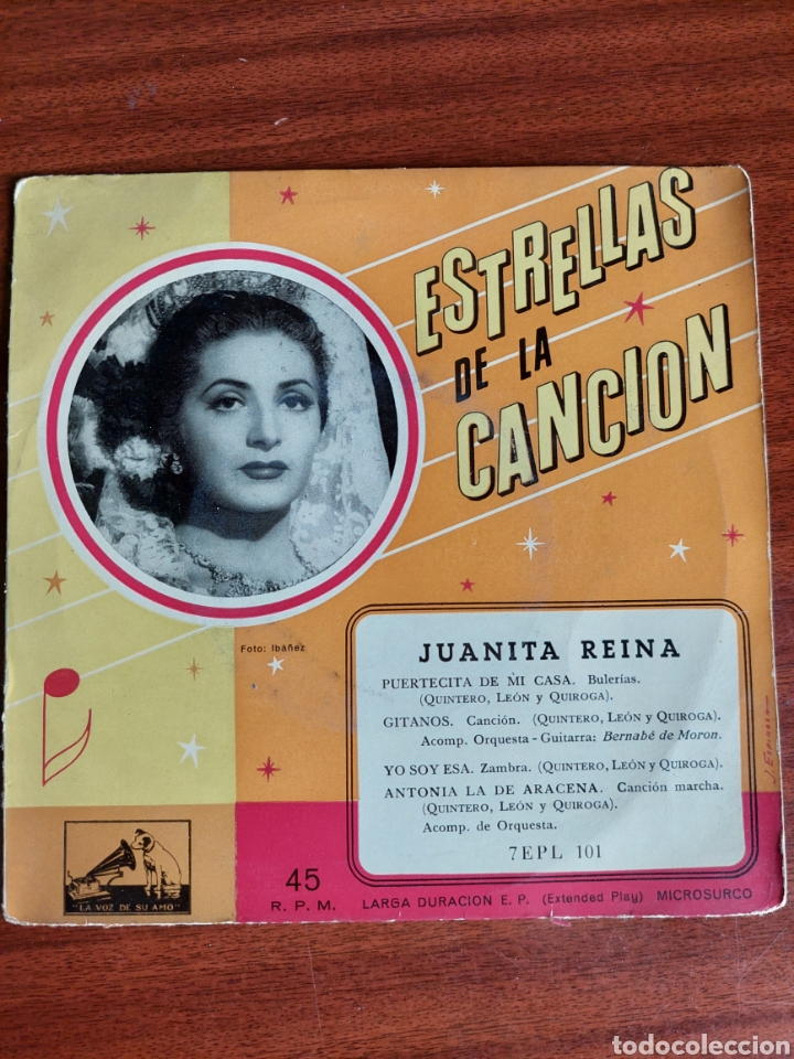 Disques de vinyle: Estrellas de la canci&oacute;n: Juanita Reina