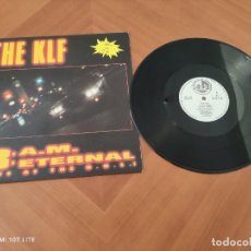 Discos de vinilo: MAXI . THE KLF – 3 A.M. ETERNAL (LIVE AT THE S.S.L.). BALNCO Y NEGRO MX 262. SPAIN. 1991.. Lote 281930183
