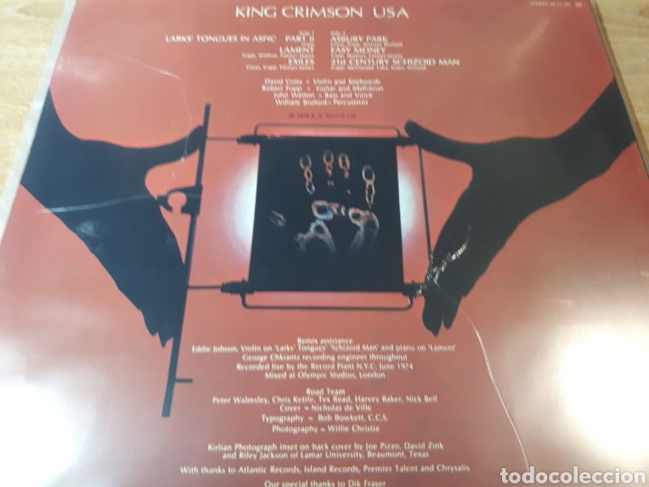 Discos de vinilo: KING CRIMSON USA. ........... - Foto 2