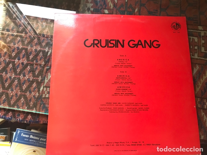Discos de vinilo: Cruisin gang. America - Foto 2