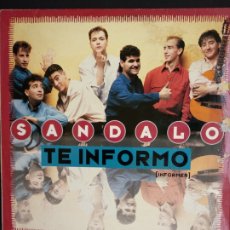 Discos de vinilo: *SANDALO. TE INFORMO. 1993. SPAIN.. Lote 281971303