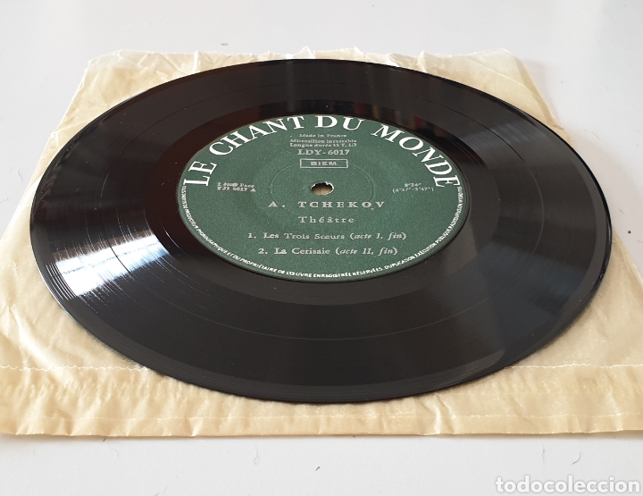 Discos de vinilo: EP ANTON CHEKHOV (Francia - Le Chant Du Monde - 1970s) Very Rare URSS Soviet Audiobook - Foto 6 - 282000583