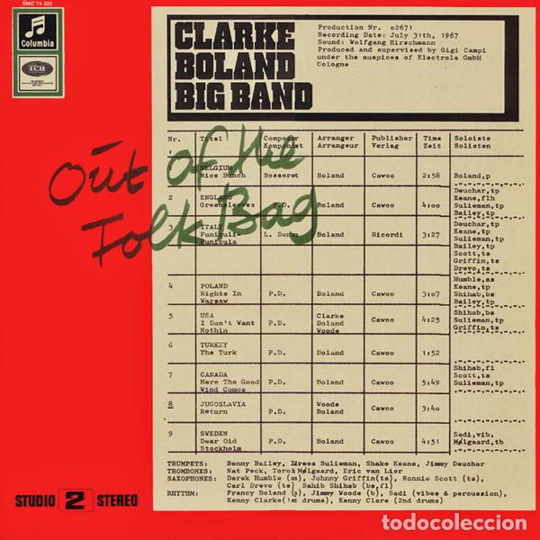 Dischi in vinile: LP CLARKE BOLAND BIG BAND - Out of the folk bag - SMC 74 323 - REedicion (M-/M)