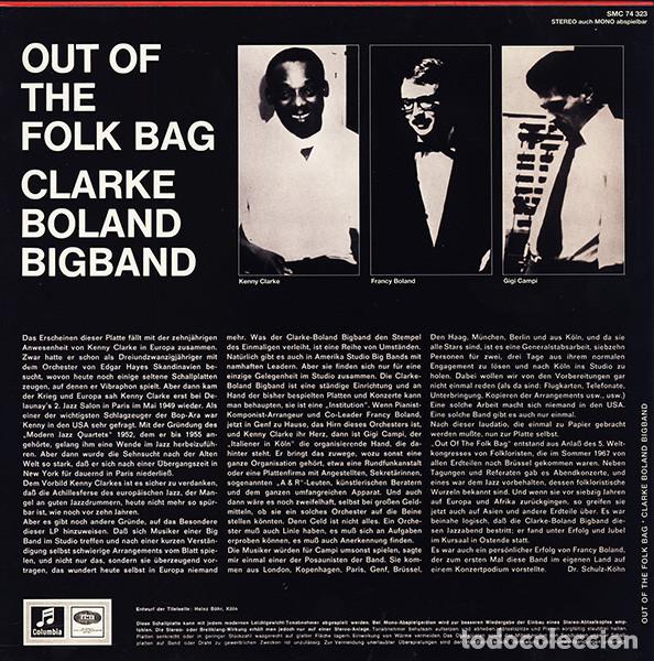 ○即決LP Clarke Boland / Out Of The Folk Bag SMC74323 ej3541 独