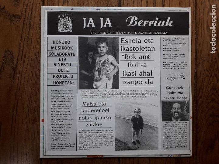 Discos de vinilo: Xabi muguruza - jaja - Foto 3