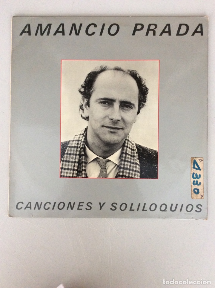 Discos de vinilo: Amancio Prada. Canciones y soliloquios - Foto 1