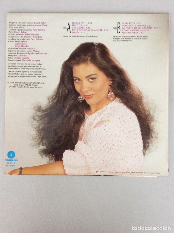 Discos de vinilo: Mar&iacute;a Gracia. Luna rota - Foto 2