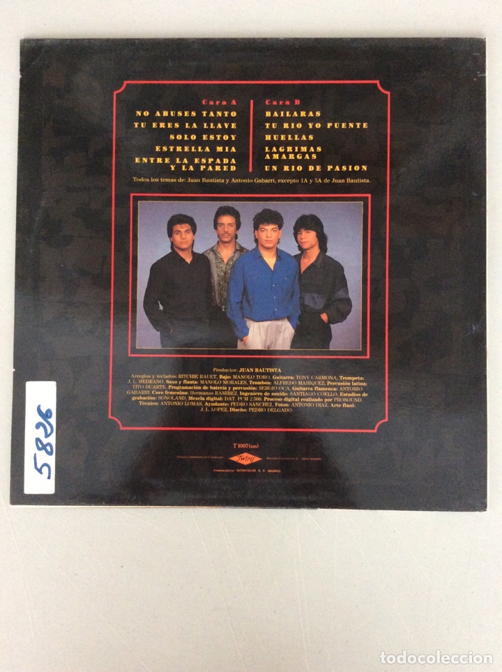 Discos de vinilo: Los Cholos. Huellas. - Foto 2