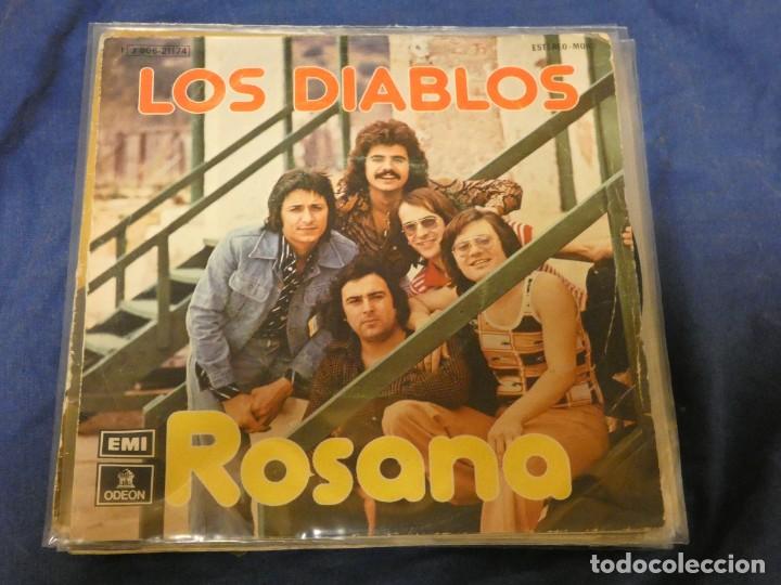 Discos de vinilo: SINGLE LOS DIABLOS ROSANA BUEN ESTAO GENERAL - Foto 1