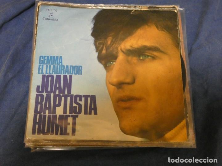 Discos de vinilo: SINGLE JOAN BAPTISTA HUMET GEMMA - Foto 1