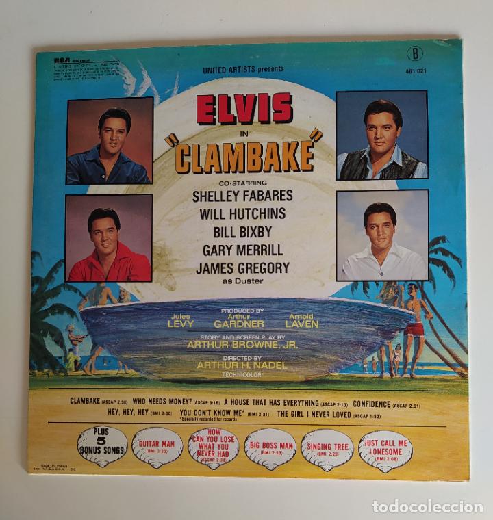 Discos de vinilo: ELVIS PRESLEY. CLAMBAKE. LP. TDKLP7 - Foto 2