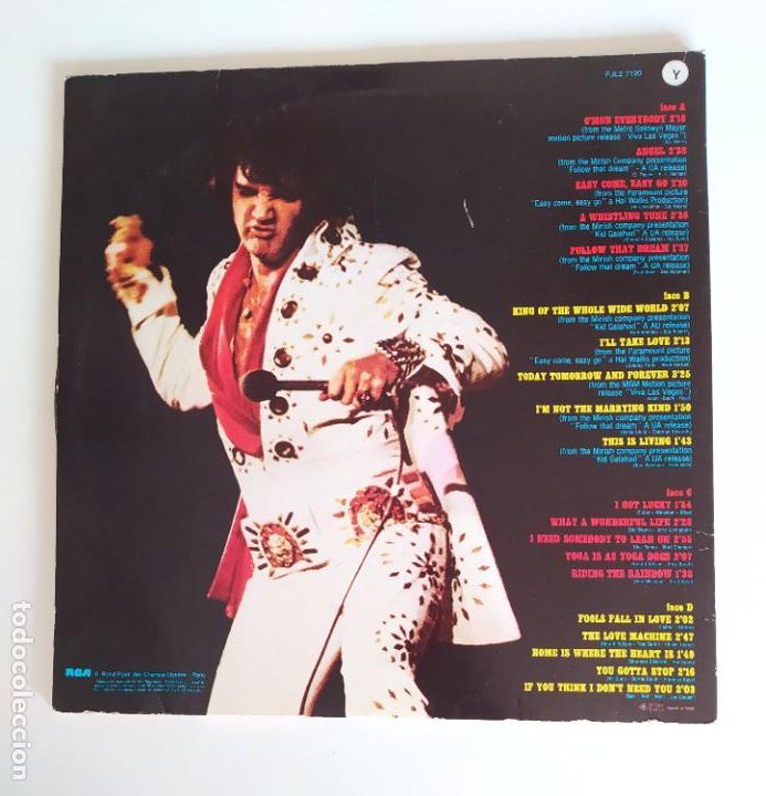 Discos de vinilo: SOLID ROCKS. ELVIS PRESLEY. LP. TDKLP7 - Foto 2