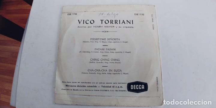Discos de vinilo: VICO TORRIANI-EP PEMITIDME SEÑORITA +3 - Foto 2 - 282273338