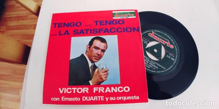 Disques de vinyle: VICTOR FRANCO-SINGLE TENGO TENGO LA SATISFACCION-1967 NUEVO