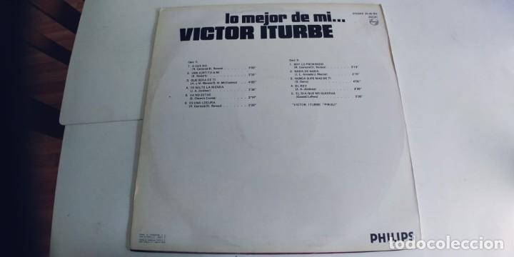 Discos de vinilo: VICTOR ITURBE-LP LO MEJOR DE MI - Foto 2