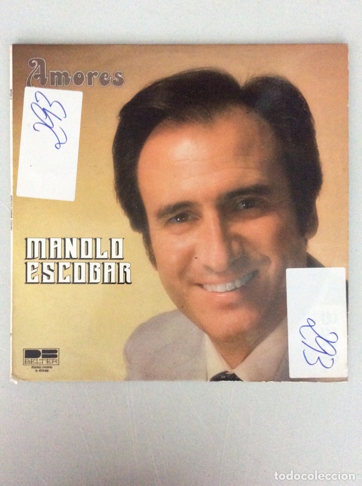 Discos de vinilo: Manolo Escobar. Amores - Foto 1