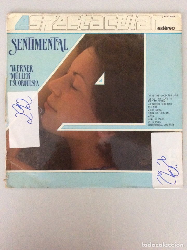 Discos de vinilo: Espectacular. Sentimental. Werner M&uuml;ller y su orquesta - Foto 1