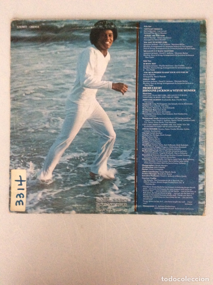 Discos de vinilo: Jermaine Jackson. Let&rsquo;s get sesions - Foto 2