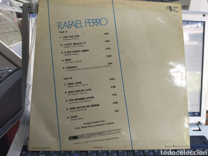 Discos de vinilo: Rafael ferro lp 1974 - Foto 2