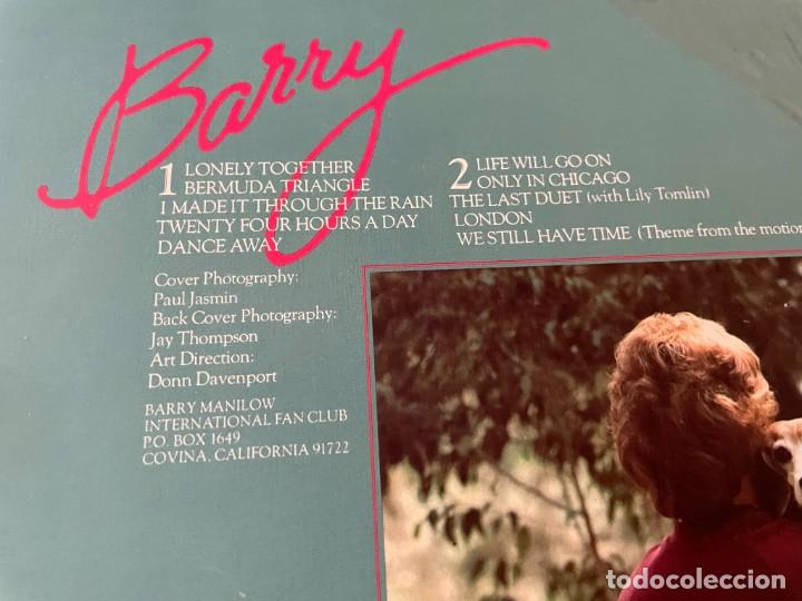 Discos de vinilo: LP DISCO VINILO BARRY MANILOW IMPORTACION - Foto 3