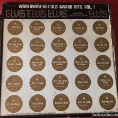 Discos de vinilo: ELVIS PRESLEY -WORLWIDE 50 GOLD AWARD HITS VOL 1, 4LPS EDICIÓN INGLESA 1970