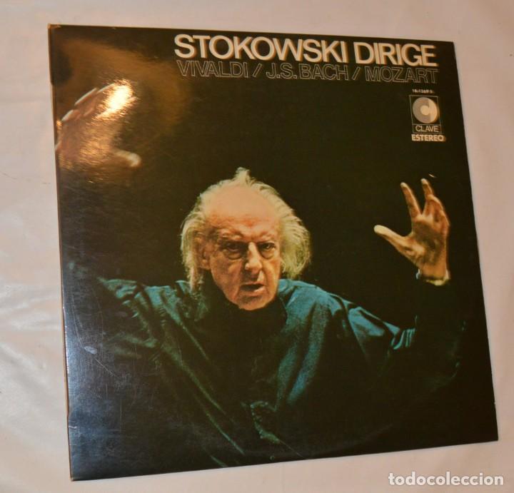 Discos de vinilo: STOKOWSKI DIRIGE - VIVALDI, BACH, MOZART - CLAVE STEREO - Foto 1