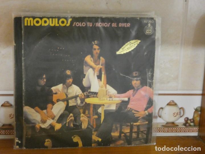Discos de vinilo: SINGLE LOS MODULOS SOLO TU DE 1971 POP PROGRESIVO - Foto 1