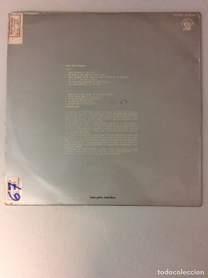 Discos de vinilo: 70&rsquo;s pop sound. Lindisfarne - Foto 2