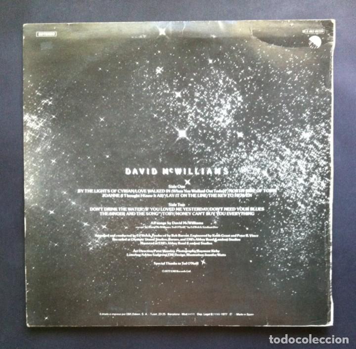 Discos de vinilo: DAVID McWILLIAMS - LP ESPA&Ntilde;OL CON INSERTO 1977 - EMI - Foto 2