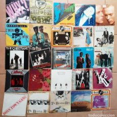 Disques de vinyle: LOTE DE 50 SINGLES GRUPOS Y SOLISTAS INTERNACIONALES, DISCO, NEW WAVE, 80'S.... Lote 282883248